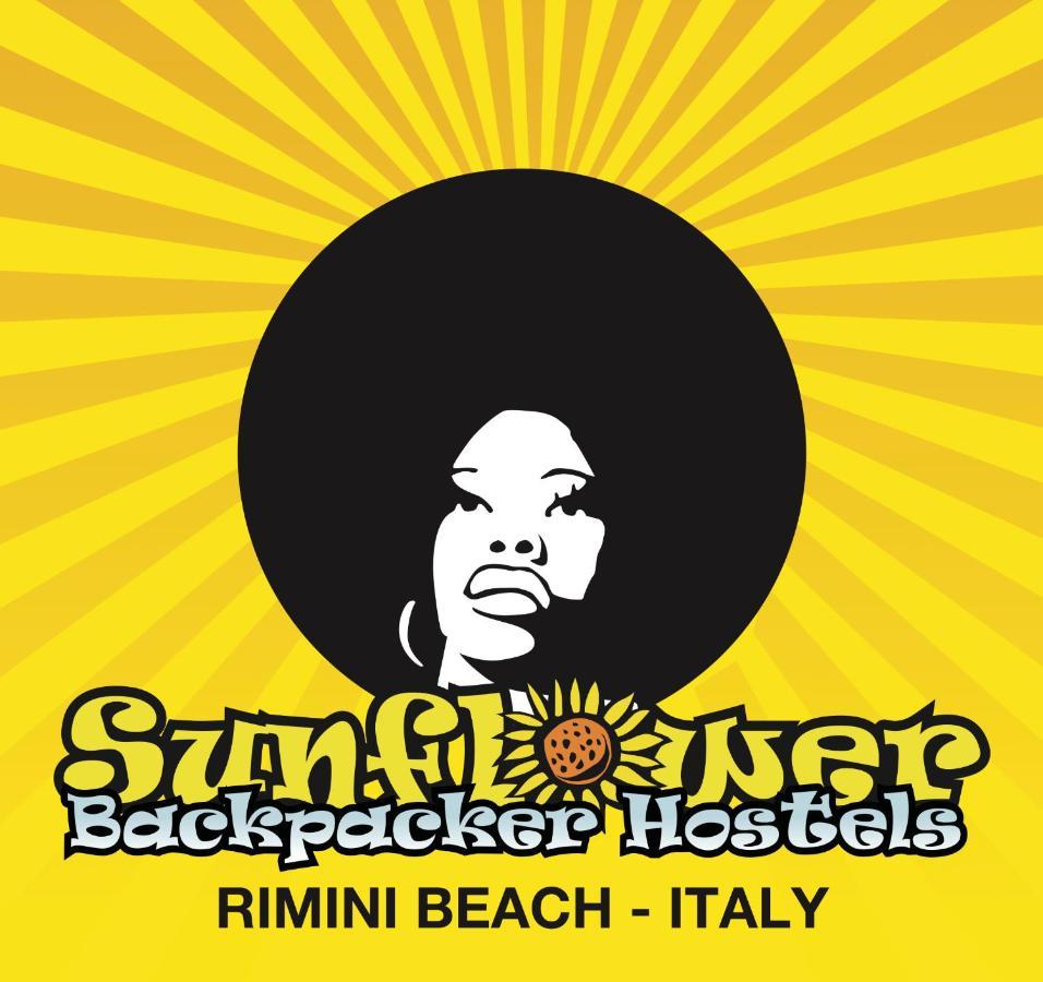 Sunflower Beach Backpacker Hostel & Bar Rimini Bagian luar foto